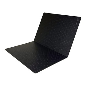 Lion Foldable, Portable & Reversible Self-Healing Cutting Mat, with 1cm Dot Grid, PVC Free, Dark Gray Front & Off-White Back