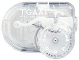 Kutsuwa RS028CL HiLINE T'GAAL Angle Adjustable Pencil Sharpener, Clear