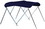 Carver Industries A5469UB-10 Bimini (3 Bow | 54") Acrylic Gray, Price/Each