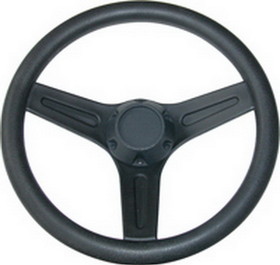 JIF EDG-BULK Steering Wheel - Hard Grip - Black