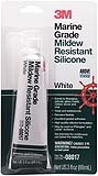 3M MARINE SILICONE WHITE 3oz 08017 (Image for Reference)