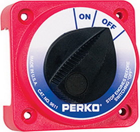 Perko 9611DP Battery Switch W/O Key Lock