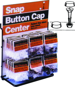 Handiman SNAP BUTTON CAP, WHT #10X12 610121