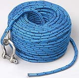Trac ANCHOR ROPE, 5MMX100', SS S T10118