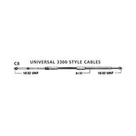 Uflex Usa C8X14 C8 Universal Control Cable - 14 Ft