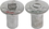 Whitecap SS 1-1/2" PUSH-UP GAS FILL 6993CBLUE, Price/Each