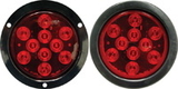 SeaSense 50080297 Round Tail Light, Flanged L
