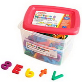 Educational Insights 1636 Alphamagnets® & Mathmagnets®-Multicolored (126 Pieces)