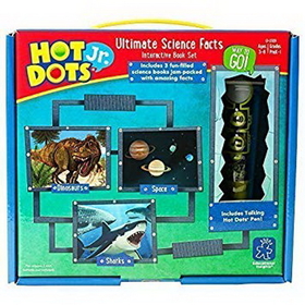 Educational Insights 2329 Hot Dots&#174; Jr. Ultimate Science Facts Interactive Book Set With Talking Pen
