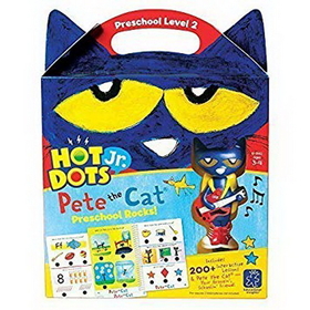 Educational Insights 2452 Hot Dots&#174; Jr. Pete The Cat&#174; Preschool Rocks! Set With Pete Pen