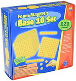 Educational Insights 4805 Foam Magnetic Base 10 Set (121 Pieces)