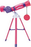 Educational Insights 5129-P Geosafari® Jr. My First Telescope - Pink