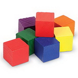 Learning Resources LER0136 Wooden Color Cubes™
