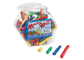 Learning Resources LER0176 Measuring Worms&#153; (Set of 72)