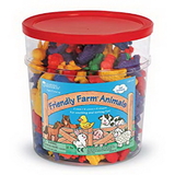 Learning Resources LER0187 Friendly Farm® Animal Counters, Set Of 144