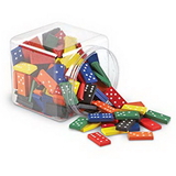 Learning Resources LER0287 Double-Six Dominoes, Set Of 168