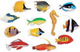 Learning Resources LER0407 Fun Fish Counters, Set Of 60