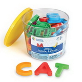 Learning Resources LER0450 Jumbo Uppercase Magnetic Letters