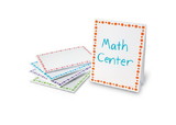 Learning Resources LER0482 Write & Wipe Center Signs