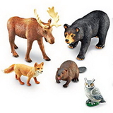 Learning Resources LER0787 Jumbo Forest Animals
