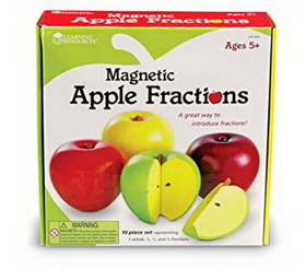 Learning Resources LER0904 Magnetic Apple Fractions
