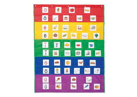 Learning Resources LER2197 Rainbow Pocket Chart