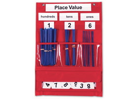 Learning Resources LER2416 Counting &amp; Place Value Pocket Chart