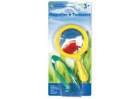 Learning Resources LER2777 Primary Science&#174; Magnifier &amp; Tweezers