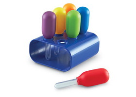 Learning Resources LER2779 Primary Science&#174; Jumbo Eyedroppers with Stand