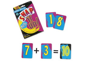Learning Resources LER3044 Snap It Up!&#174; Addition &amp; Subtraction Card Game