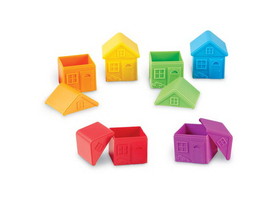Learning Resources LER3370 All About Me Sort &amp; Match Houses