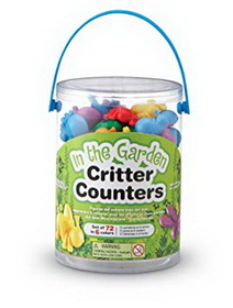 Learning Resources LER3381 In The Garden Critter Counters&#153;