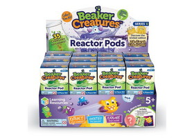 Learning Resources LER3818 Beaker Creatures&#174; 24-Pack Reactor Pods, Series 1