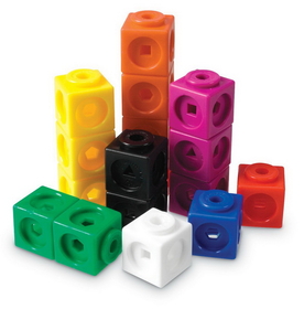 Learning Resources LER4285 MathLink Cubes, Set of 100