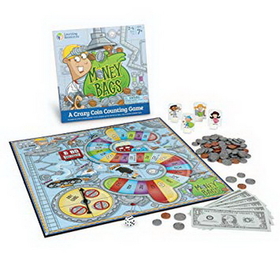 Learning Resources LER5057 Money Bags&#153; Coin Value Game