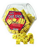 Learning Resources LER6351 Soft Foam Dot Dice