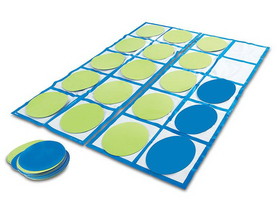 Learning Resources LER6651 Ten-Frame Floor Mat Activity Set