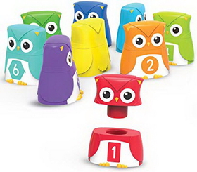 Learning Resources LER6711 Snap-N-Learn&#153; Rainbow Owls
