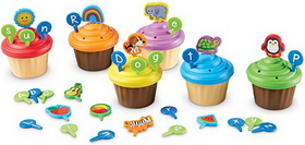 Learning Resources LER6804 Abc Party Cupcake Toppers