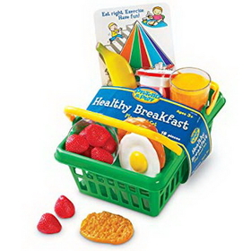 Learning Resources LER7290 Pretend & Play&#174; Healthy Breakfast Set