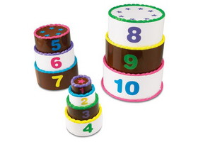 Learning Resources LER7312 Smart Snacks&#174; Stack &amp; Count Layer Cake&#153;