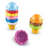 Learning Resources LER7349 Smart Snacks® Rainbow Color Cones™