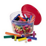 Learning Resources LER7513 Plastic Cuisenaire® Rods Small Group Set
