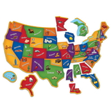 Learning Resources LER7714 Magnetic U.S. Map Puzzle