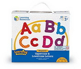 Learning Resources LER7725 Magnetic Uppercase & Lowercase Letters