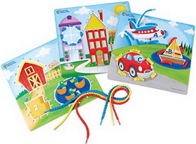 Learning Resources LER8592 Learning Laces Skill Boards