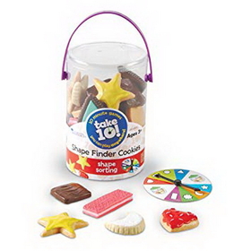 Learning Resources LER9444D Take 10! Shape Finder Cookies