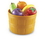 Learning Resources LER9720 New Sprouts&#174; Bushel Of Fruit