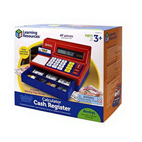 Learning Resources LSP2629C Pretend & Play&#174; Calculator Cash Register - Canadian