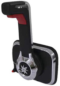 Seastar Xtreme Series Single Lever Dual Function Control&#44; Center Console Mount w/Engine Cut Off Switch&#44; Trim Switch, CHX8851P